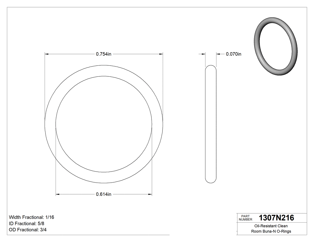 Technical drawing - 1307N216